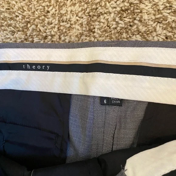 NWT theory Grey pants